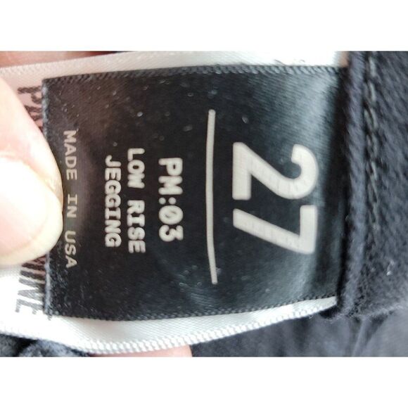 Paradise Mine Women's Skinny Jeans Size 27 Dark Wash Black Denim 29X30 - Picture 10 of 12